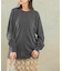 シアークルーネックロングTシャツ