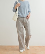 製品染めカラーパンツ