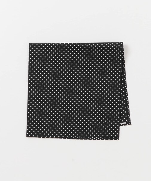 LIFE STYLE TAILOR　ドット柄コットンハンカチ