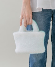 Casselini シャイニーニットミニバッグ