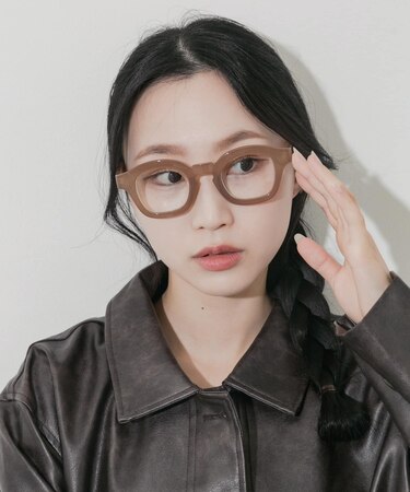 ワイドフレームダテメガネ