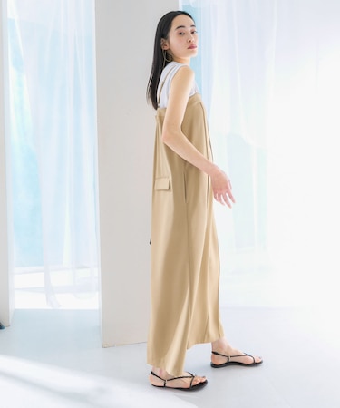 ストレートベアキャミワンピース