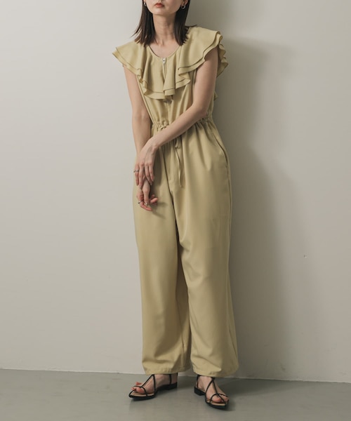 sara mallika　コットンエンブロイダリーオールインワン sara mallika コットンエンブロイダリーオールインワン sara mallika