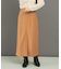 ウール混ブークレストレートスカート