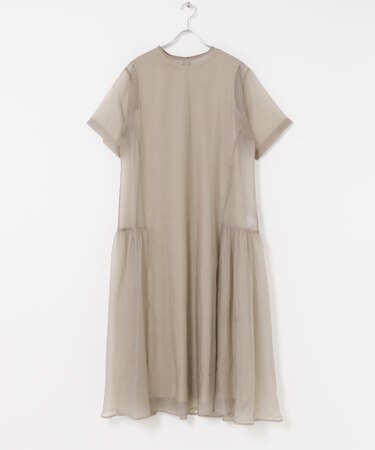 ELENDEEK　SHEER LAYERED CUT ONE-PIECE