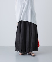 刺繍ティアードパンツ