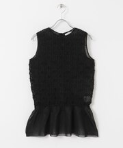 OPEN SESAME CLUB　sheerlattice tops