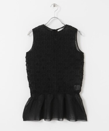 OPEN SESAME CLUB　sheerlattice tops