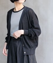FORK&SPOON　ペーパーニットカーディガン