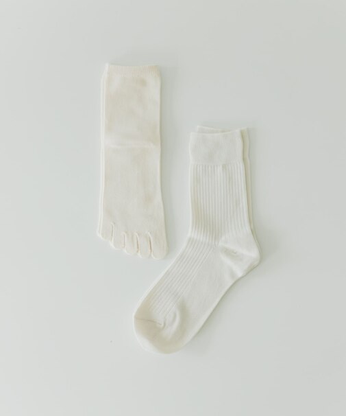 meri ja kuu　2足セット シルクコットン