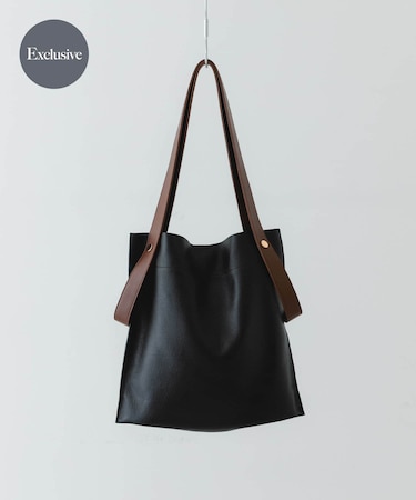 『一部別注カラー』BEAURE　カウレザー2デザインベルトバッグ