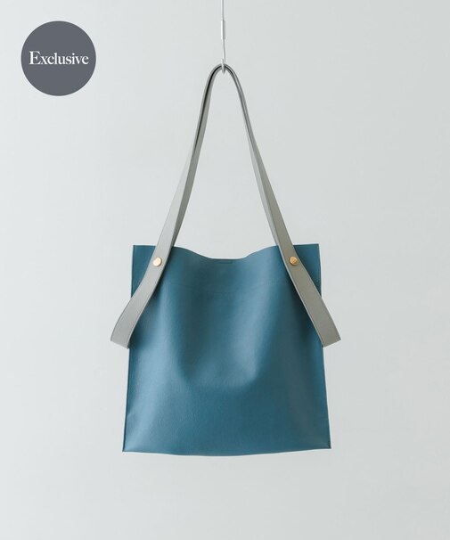 『一部別注カラー』BEAURE　カウレザー2デザインベルトバッグ