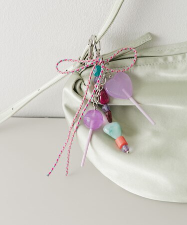 カラーモチーフキャンディーキーチェーン