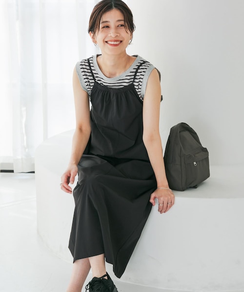 メランジBACKタックフレアジャンスカ｜アーバンリサーチの通販｜&mall