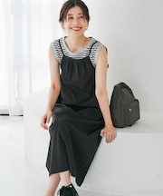 『仁村紗和さん着用』『UR TECH』サマシェアバックドロストキャミワンピース