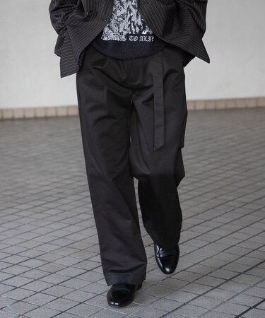 アソートベルテッドストレートパンツ