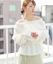 2WAYオフショルブラウス