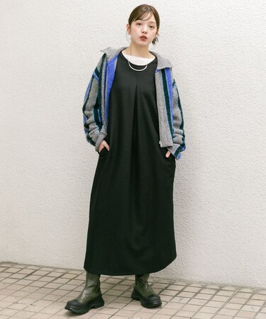 『2サイズ展開』BACKクロスジャンパースカート