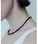 SMELLY so’　onyx mantel necklace