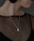 SMELLY so’　rectangle plate necklace
