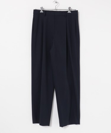 ATON HIGH TWIST WOOL WIDE PANTS