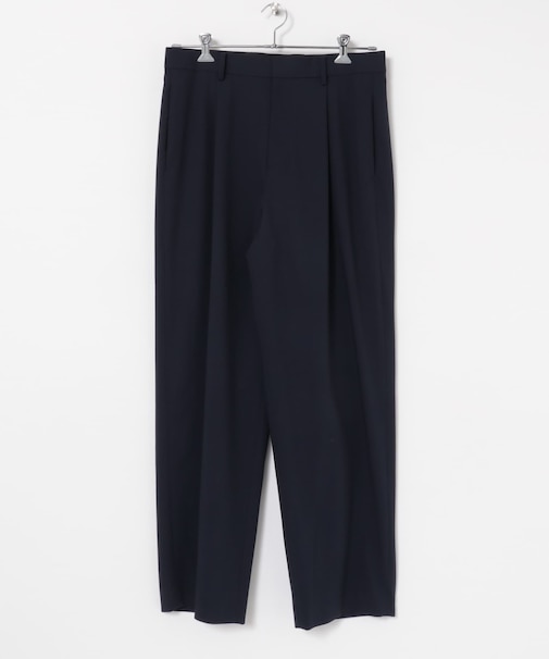 ATON HIGH TWIST WOOL WIDE PANTS