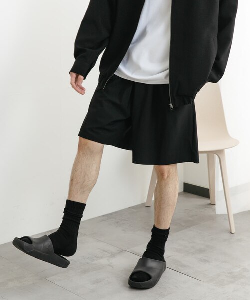新品タグ付き【PGG】4WAY高密度ストレッチ ショートパンツ 濃紺 4(M) セール】【SHIPS別注】Gramicci: 4WAYストレッチ ドライ NN