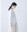 ボートネック7分袖ワイドカットソー