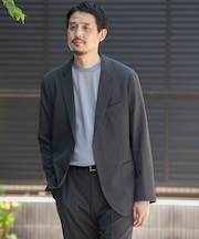 『洗濯可／防シワ』LIFE STYLE TAILOR　カルゼストレッチコンフォータブルジャケット