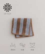 『UR TECH』ストライプハンドタオル