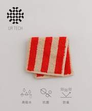 『UR TECH』ストライプハンドタオル