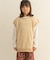 クルーネックミニ裏毛ベスト(KIDS)