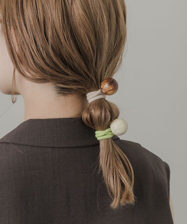 カラフルボール2セットヘアポニー