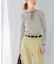 GREEN BUTTER　Two-way Stripe Patch T-shirts