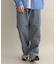 バレルレッグデニムパンツ