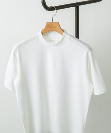 『抗菌/防臭』LIFE STYLE TAILOR シルケットポンチストレッチTシャツ