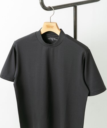 『抗菌／防臭』LIFE STYLE TAILOR　シルケットポンチストレッチTシャツ