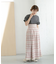 エスニック柄ボリュームスカート