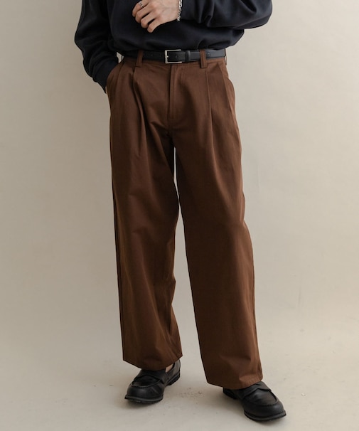 2タックワイドチノパンツ