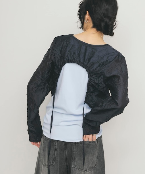 レイヤードワッシャーロンTEE