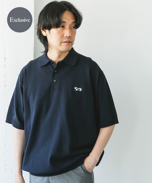 『XLサイズ／WEB限定』『別注』PENNEYS×DOORS　THE FOX ハイゲージ ニットポロ