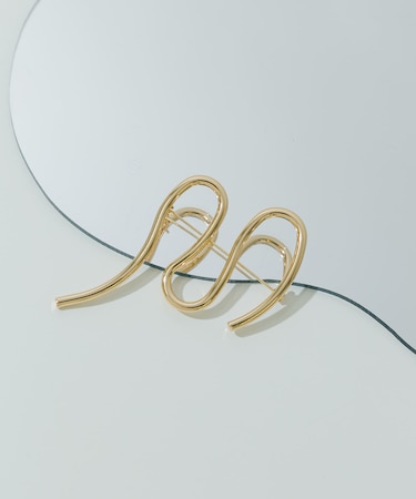 ニュアンスラインブローチ