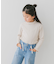 『WEB／一部店舗限定サイズ』メローフリルリブタートルネックTシャツ(KIDS)
