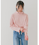 『WEB／一部店舗限定サイズ』メローフリルリブタートルネックTシャツ(KIDS)