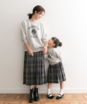 『親子リンク』カラーチェックスカート(KIDS)