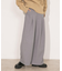ダブルタックワイドパンツ