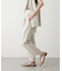 『UR TECH DRYLUXE』リネンライクテーパードパンツ