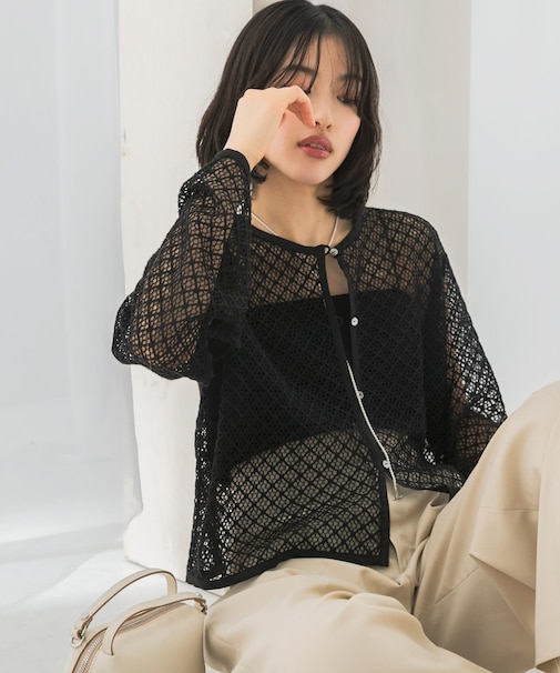 メッシュレーストップス