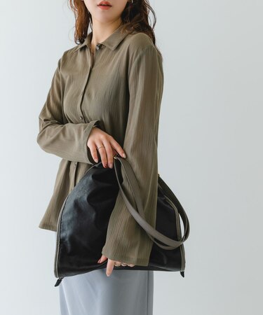 ウォッシャブルドロストショルダーバッグ