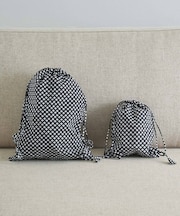 『WEB限定』miiThaaii ドローストリングバッグ SMセット リーフ